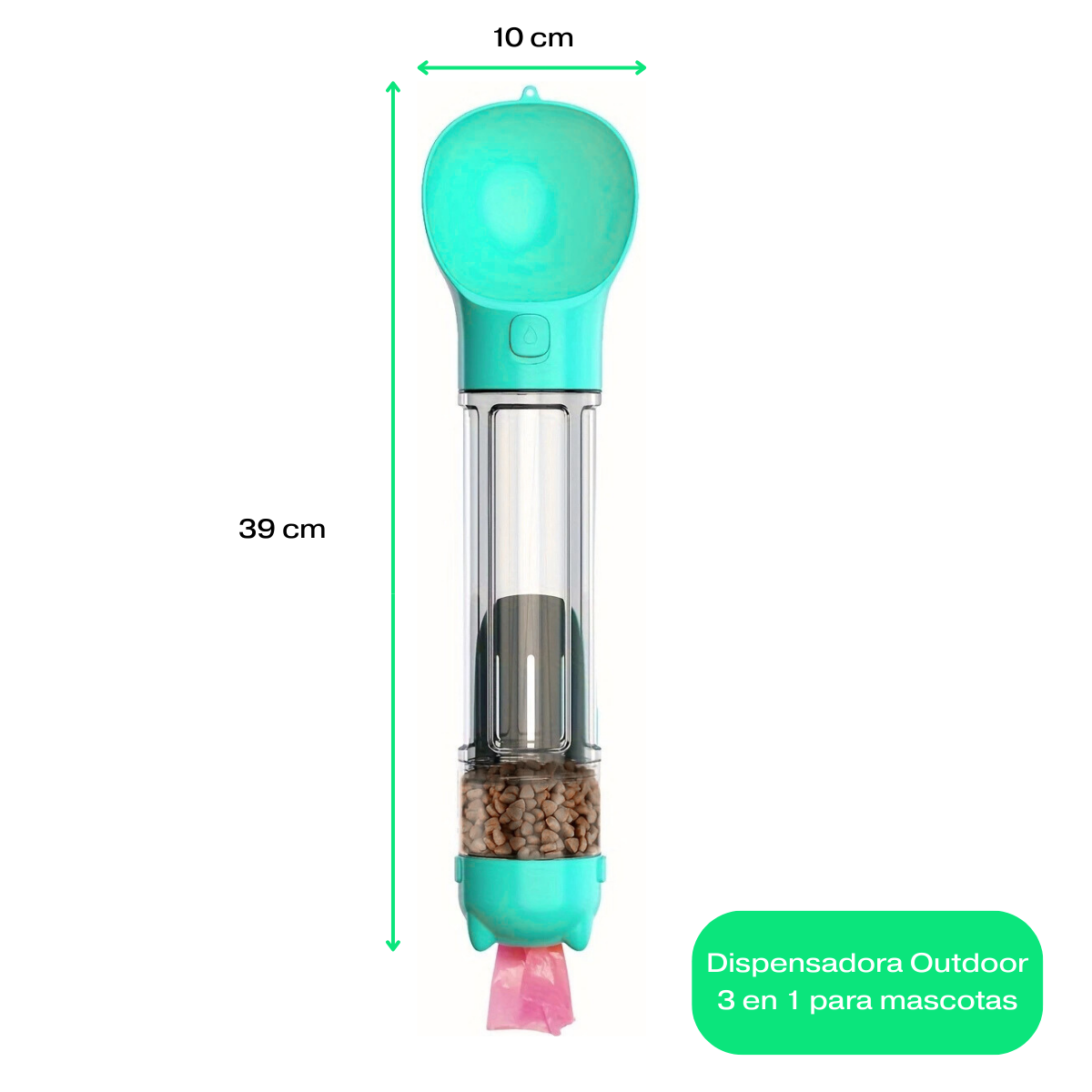 Dispensadora 3 En 1 Para Paseos