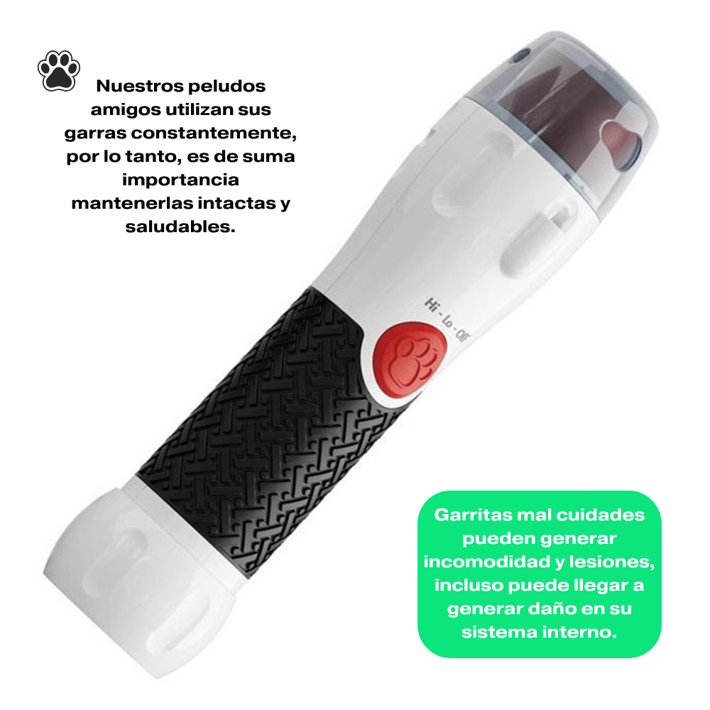 🐾 Lima de uñas automática
